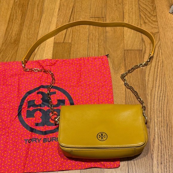 Tory Burch Mustard Crossbody Bag - Picture 4 of 9